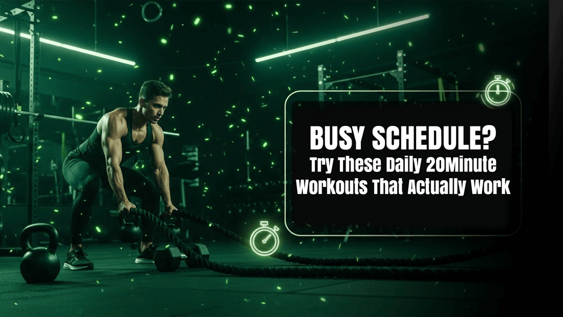 daily workout plans for busy people​
